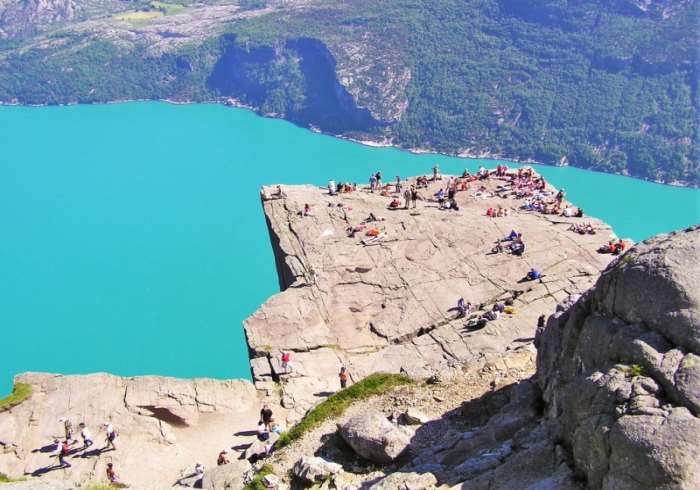 Preikestolen aka Preacher's Rock : Norway's Highest Cliff